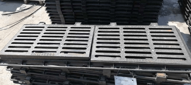 滁州球墨铸铁连体双篦展示