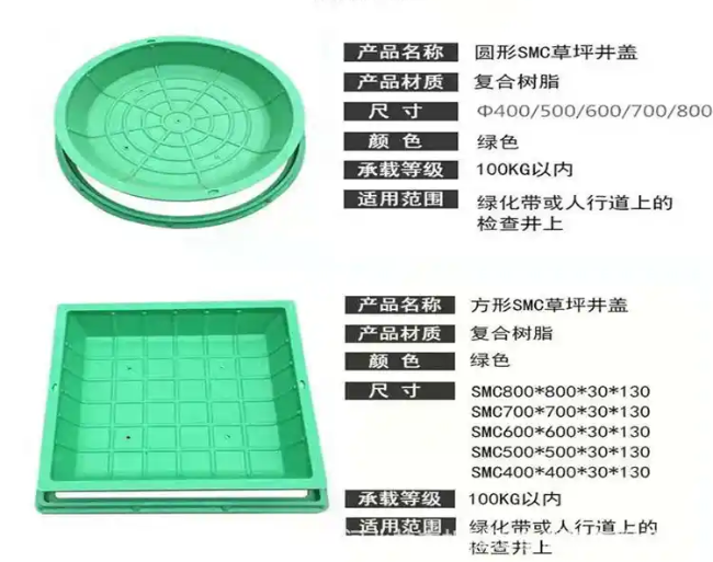 滁州树脂复合种植井盖展示